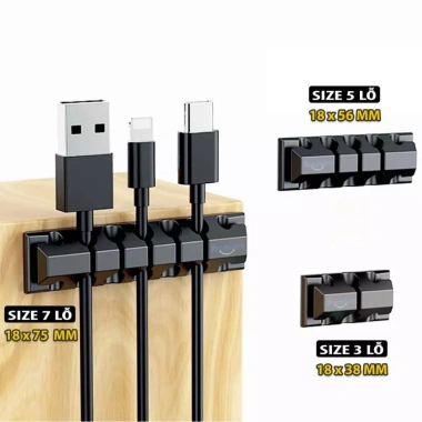 Kẹp Giữ Dây Cáp Hamart Siêu Dính Acrylic - Cố Định Dây Sạc Điện Thoại & Laptop, Chống Rối, Giá 9.900₫ 9 Kẹp Giữ Dây Cáp Hamart Siêu Dính Acrylic - Cố Định Dây Sạc Điện Thoại & Laptop, Chống Rối, Giá 9.900₫ 9