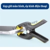 Kẹp giữ màn hình điện thoại màu đen - ép kính bảo vệ, chắc chắn, giá 18.000đ
