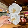 Kẹp Hoa Cài Tóc Hoa Lan Cánh Lụa Nhung Mềm Đính Đá – Giá ưu đãi 42.000₫ 6