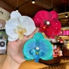 Kẹp Hoa Cài Tóc Hoa Lan Cánh Lụa Nhung Mềm Đính Đá – Giá ưu đãi 42.000₫ 9
