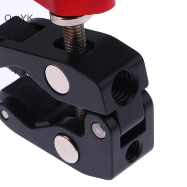 Kẹp hợp kim nhôm thời trang, tay đôi 1/4-3/8, lỗ gắn điện thoại, camera, đèn LED, mic - giá chỉ 91.229 VND 4