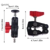 Kẹp hợp kim nhôm thời trang, tay đôi 1/4-3/8, lỗ gắn điện thoại, camera, đèn LED, mic - giá chỉ 91.229 VND 5