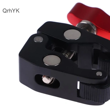 Kẹp hợp kim nhôm thời trang, tay đôi 1/4-3/8, lỗ gắn điện thoại, camera, đèn LED, mic - giá chỉ 91.229 VND 7