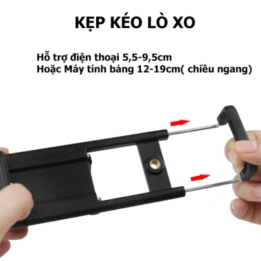 Kẹp iPad, Máy Tính Bảng & Điện Thoại HOLOCOM K2 - Hỗ Trợ Quay Video, Livestream, Chụp Ảnh, Giá Ưu Đãi 45.000 VNĐ 3 Kẹp iPad, Máy Tính Bảng & Điện Thoại HOLOCOM K2 - Hỗ Trợ Quay Video, Livestream, Chụp Ảnh, Giá Ưu Đãi 45.000 VNĐ 3