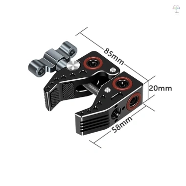 Kẹp LED Micro Flash Kim Nhôm Cỡ 1/4 và 3/8 Inch - Phụ Kiện Camera Chụp Ảnh