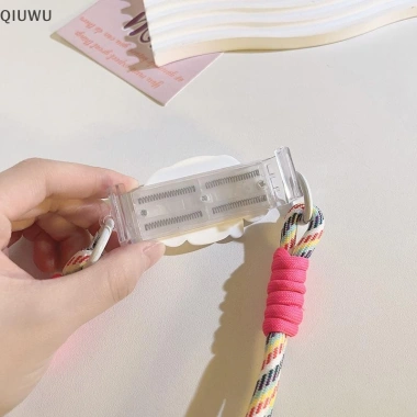 Kẹp lưng điện thoại trong suốt Qiuwu điều chỉnh - Khung cố định, giá 39.490₫