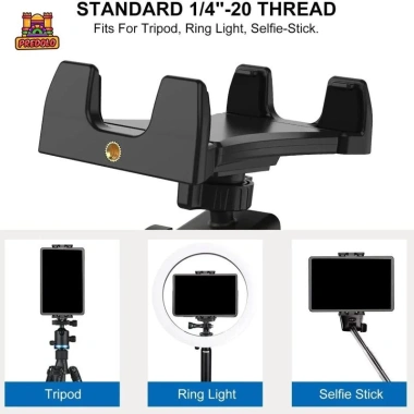 Kẹp máy tính bảng xoay 360 - Giá đỡ đa năng cho điện thoại, máy bay du lịch, giảm còn 196.900₫ 4