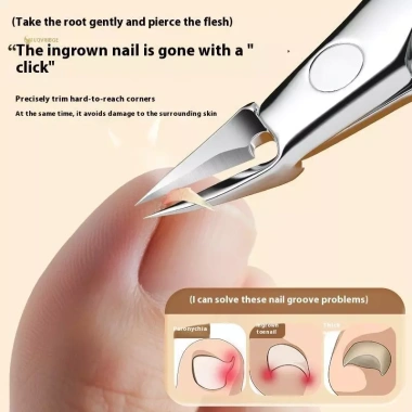 Kẹp móng MUQV cho người cao tuổi - Cắt móng tay, chân lưỡi cong ngăn mọc ngược, giảm 66.000