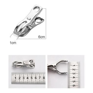 Kẹp phơi quần áo chăn màn Inox 304 mềm - Kẹp Càng Cua đa năng, giá chỉ 5.000đ 7