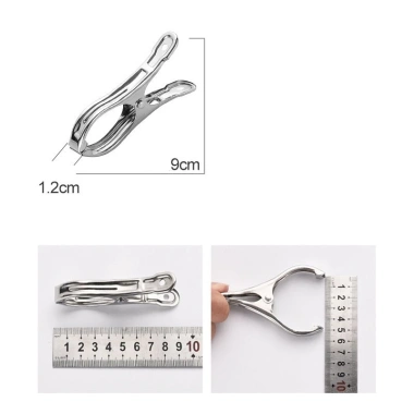 Kẹp phơi quần áo chăn màn Inox 304 mềm - Kẹp Càng Cua đa năng, giá chỉ 5.000đ 8