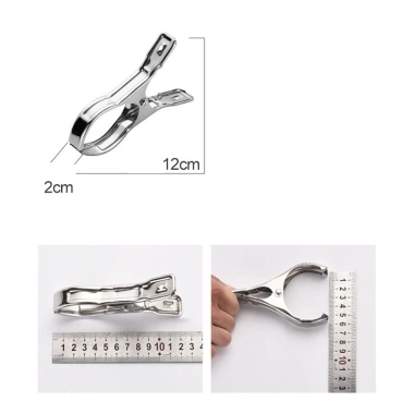 Kẹp phơi quần áo chăn màn Inox 304 mềm - Kẹp Càng Cua đa năng, giá chỉ 5.000đ 9