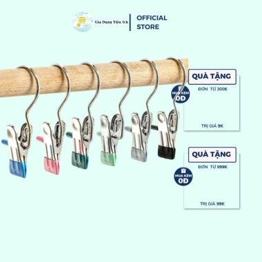 Kẹp Quần Tây Inox Có Móc - Kẹp Tất Vớ và Mũ Nón Nhỏ Gọn, Tiện Lợi, Giá 12.000đ Mta-Mart