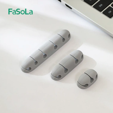 Kẹp silicone giữ đầu cáp sạc FASOLA FSLYF-156 - Siêu bền, dẻo, Giá 28.000₫