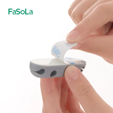 Kẹp silicone giữ đầu cáp sạc FASOLA FSLYF-156 - Siêu bền, dẻo, Giá 28.000₫