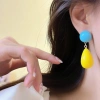 Kẹp tai không xuyên phong cách Hồng Kông retro Bông tai khay muỗi siêu nhẹ giá chỉ 87.383₫