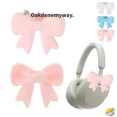 Kẹp tai nghe OAKDENEMYWAY nơ silicon dễ thương - trang trí đa năng, giá 114.730₫