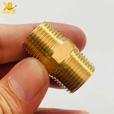Kép thau 34 cút nối 2 đầu ren ngoài 34 - Giá ưu đãi 75.900đ, lắp nhanh 3 Kép thau 34 cút nối 2 đầu ren ngoài 34 - Giá ưu đãi 75.900đ, lắp nhanh 3