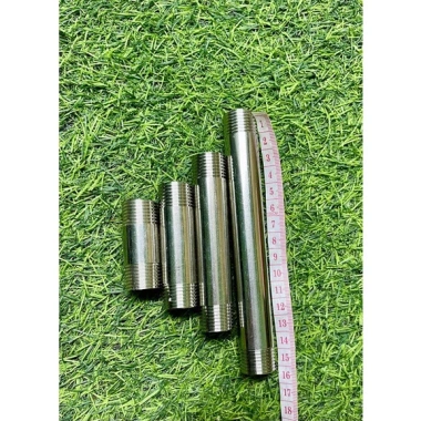 Kép Tiện Inox Ren 21 5-15cm, Kép Nối 2 Đầu 1/2 Phi21 - Giá Tốt 15,700₫