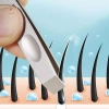 Kẹp tóc AACAR miệng rộng chính xác, làm dày tóc thép không gỉ, nhíp cạo râu nữ 6