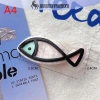Kẹp tóc barrettes xương cá Hàn Quốc Onetimingfine – Cá heo hoạt hình mùa hè ngộ nghĩnh 4
