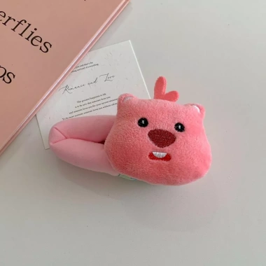 Kẹp tóc bông hình búp bê hoạt hình Gấu LOOPY màu hồng cho nữ - Giá chỉ 35.000 VND (giảm từ 45.500 VND) 4