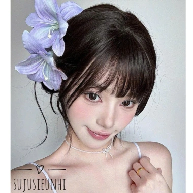 Kẹp tóc bông hoa loa kèn ngọt ngào, phụ kiện mùa hè nhẹ nhàng, trang trí đi biển cho nữ 2 Kẹp tóc bông hoa loa kèn ngọt ngào, phụ kiện mùa hè nhẹ nhàng, trang trí đi biển cho nữ 2