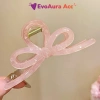 Kẹp tóc cá mập Hàn Quốc 13cm Nơ ngọc trai lớn chuẩn loại 1 giữ chắc 7