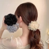 Kẹp tóc càng cua 3 răng cho búi tròn nữ – Đính nơ và hoa, tiện lợi, dễ dùng, giá chỉ 20.200đ 6