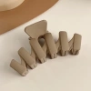 Kẹp tóc càng cua 9 món size lớn màu nâu sữa acrylic, phù hợp tóc dày nữ - Giá 39.000₫ 3