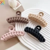 Kẹp Tóc Càng Cua Màu Trơn Dày Dặn - Sang Trọng Phong Cách Hàn Quốc Nữ