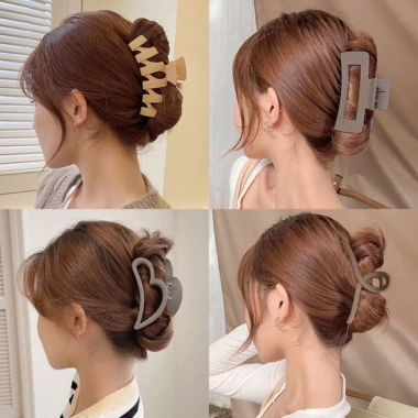 Kẹp tóc càng cua sét 10 chiếc Mix Màu style Hàn Quốc - Đa kiểu, giá 59.000đ