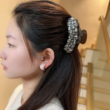Kẹp tóc cao cấp đính full đá màu 8,5cm - Giá chỉ 179.000đ giảm mạnh