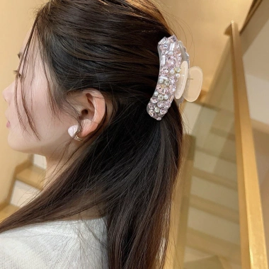 Kẹp tóc cao cấp đính full đá màu 8,5cm - Giá chỉ 179.000đ giảm mạnh