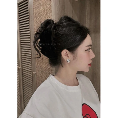 Kẹp tóc cao cấp nơ full nhung xinh - Đẹp sang, chắc chắn, giảm còn 92.556₫