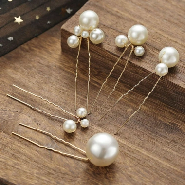 Kẹp tóc chữ U ngọc trai và mũ đội đầu cô dâu - Giá ưu đãi 37.476 VND 3 Kẹp tóc chữ U ngọc trai và mũ đội đầu cô dâu - Giá ưu đãi 37.476 VND 3