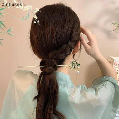 Kẹp tóc cổ điển Trung Quốc handmade hoa ngôi sao tươi, quyến rũ cho nữ - Giá ưu đãi