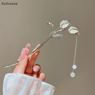Kẹp tóc cổ điển Trung Quốc handmade hoa ngôi sao tươi, quyến rũ cho nữ - Giá ưu đãi