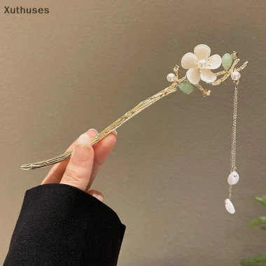 Kẹp tóc cổ điển Trung Quốc handmade hoa ngôi sao tươi, quyến rũ cho nữ - Giá ưu đãi