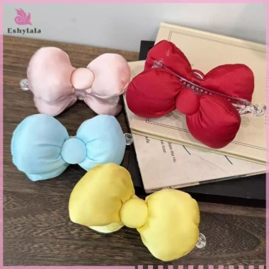 Kẹp tóc Cotton Nơ Đa màu Ngọt Ngào Nhật Bản cho Bé Gái - Bun Chuối, giá 56.376đ 2
