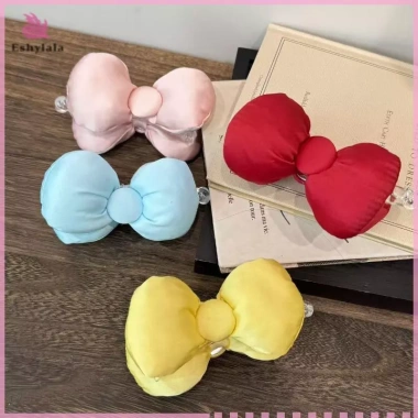Kẹp tóc Cotton Nơ Đa màu Ngọt Ngào Nhật Bản cho Bé Gái - Bun Chuối, giá 56.376đ 4
