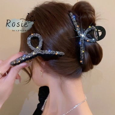 Kẹp tóc đá cao cấp K28 Rosie Lấp lánh sang trọng, giảm giá 53.400₫