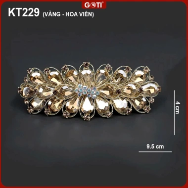 Kẹp Tóc Đá Hình Nơ GOTI KT234 - Quà Tặng Mẹ, Bà Dịp 20-10, 8-3, Thanh Lịch, Giá Ưu Đãi 91.000₫