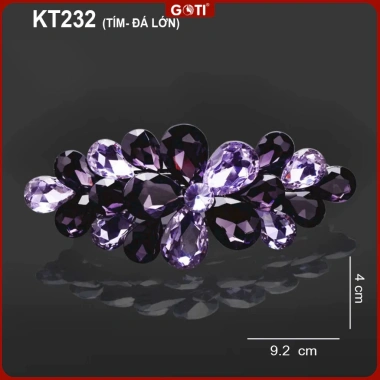 Kẹp Tóc Đá Hình Nơ GOTI KT234 - Quà Tặng Mẹ, Bà Dịp 20-10, 8-3, Thanh Lịch, Giá Ưu Đãi 91.000₫