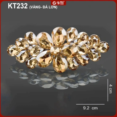Kẹp Tóc Đá Hình Nơ GOTI KT234 - Quà Tặng Mẹ, Bà Dịp 20-10, 8-3, Thanh Lịch, Giá Ưu Đãi 91.000₫