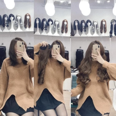 Kẹp Tóc Dải Xoăn Lọn Bồng Bềnh Set 3 Tạo Vợt Cho Tóc Thưa Mỏng 32.000đ QiQiShop 3