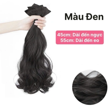 Kẹp Tóc Dải Xoăn Lọn Bồng Bềnh Set 3 Tạo Vợt Cho Tóc Thưa Mỏng 32.000đ QiQiShop 10