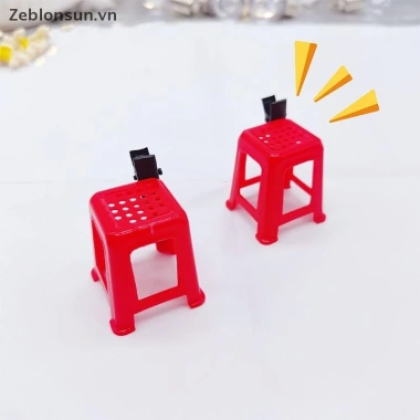 Kẹp tóc Ghế màu đỏ vui nhộn - Phụ kiện tóc độc đáo, giảm giá 21% chỉ 26.600₫ 6