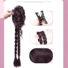 Kẹp tóc giả 60cm Cô Gái Tự Nhiên Lông Tơ Hoa Bud Bóng Bím Đuôi Ngựa Xoắn Bím - 70.584 VND 9