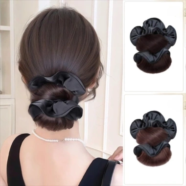 Kẹp Tóc Giả Đen Lông Tơ Tự Nhiên - Bộ Kẹp Bun Tiện Lợi, Giá Chỉ 50.220 VND 5 Kẹp Tóc Giả Đen Lông Tơ Tự Nhiên - Bộ Kẹp Bun Tiện Lợi, Giá Chỉ 50.220 VND 5