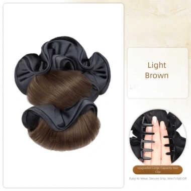 Kẹp Tóc Giả Đen Lông Tơ Tự Nhiên - Bộ Kẹp Bun Tiện Lợi, Giá Chỉ 50.220 VND 12 Kẹp Tóc Giả Đen Lông Tơ Tự Nhiên - Bộ Kẹp Bun Tiện Lợi, Giá Chỉ 50.220 VND 12
